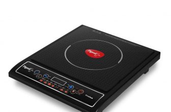 Pigeon Cruise 1800 watt Induction Cooktop (12303) with Touch Button, Induction Stove comes with 7 Preset Menus and Auto-Shut Off features (Black)