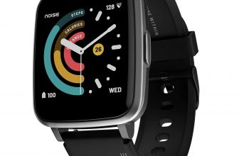 Noise ColorFit Pulse Spo2 Smart Watch with 10 days battery life, 60+ Watch Faces, 1.4″ Full Touch HD Display Smartwatch, 24*7 Heart Rate Monitor Smart Band, Sleep Monitoring Smart Watches for Men and Women & IP68 Waterproof (Jet Black)