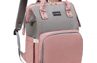 Motherly Stylish Babies Diaper Bags for Mothers – Economical Version (Grey Pink)