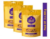 Himalayan Natives 100% Natural Almonds, Raw Almonds, Badam Dryfruit, 200G (Almonds, Pack of 3)