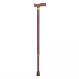 MCP Jindal Premium Height Adjustable Walking Stick (Brown)
