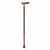 MCP Jindal Premium Height Adjustable Walking Stick (Brown)