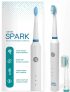 Caresmith SPARK Rechargeable Electric Toothbrush (White) | 2 Brush Heads | 6 Operational Modes