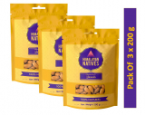 Himalayan Natives 100% Natural Almonds, Raw Almonds, Badam Dryfruit, 200G (Almonds, Pack of 3)