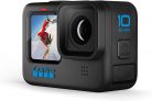 GoPro HERO10 Black – Waterproof Action Camera with Front LCD and Touch Rear Screens, 5.3K60 Ultra HD Video, 23MP Photos, 1080p Live Streaming, Webcam, Stabilization (GO-PRO-BLK-H10)
