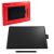 Wacom One by CTL-472/K0-CX Small 6-inch x 3.5-inch Graphic Tablet (Red/Black)