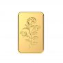 Malabar Gold & Diamonds 24k (999) Rose 10 gm Yellow Gold Bar