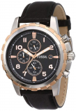 Fossil Dean Chronograph Black Dial Men’s Watch-FS4545