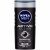 NIVEA Men Body Wash, Active Clean with Active Charcoal, Shower Gel for Body, Face & Hair, 250 ml